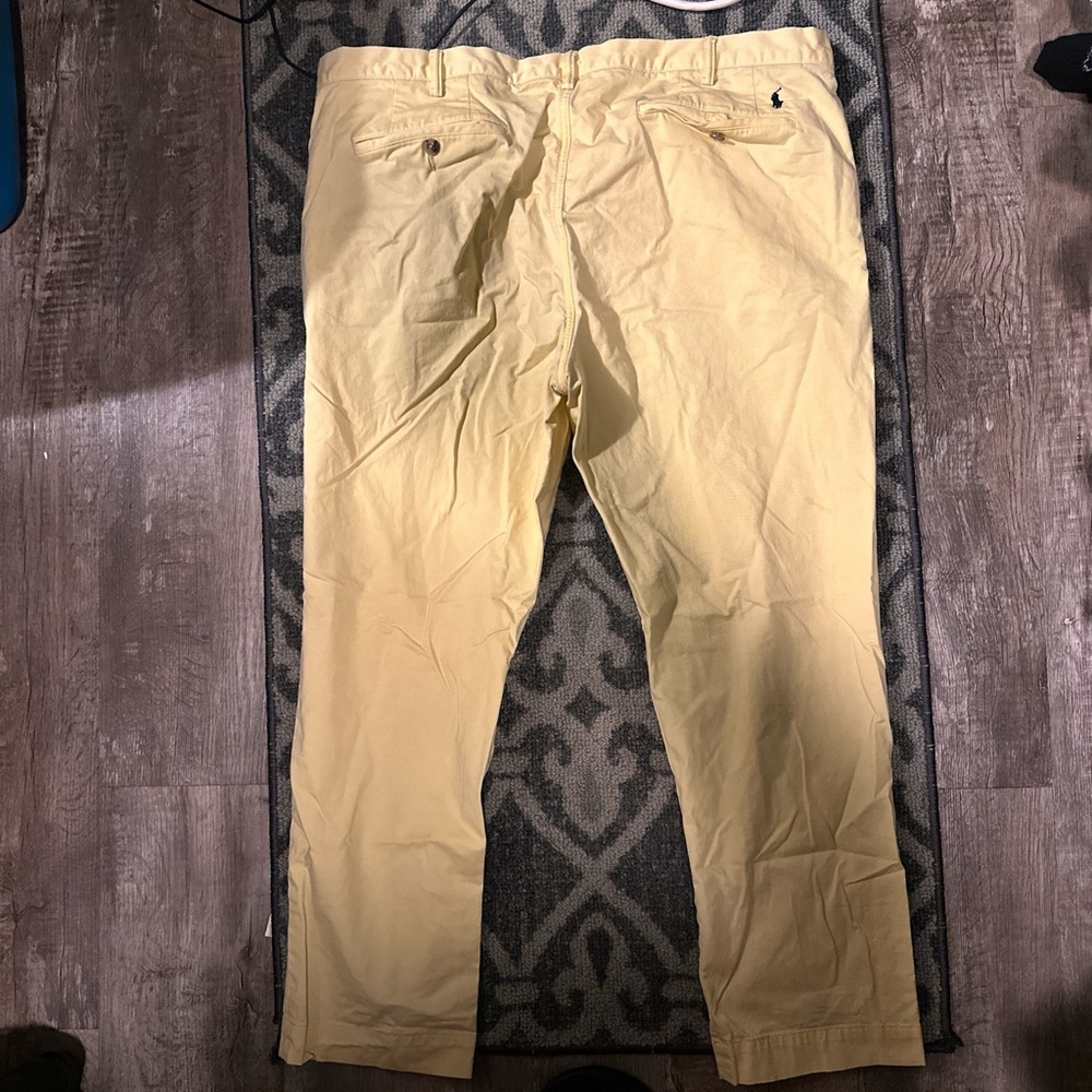 Polo by Ralph Lauren Men's Light Yellow Chinos